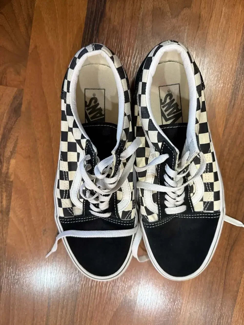 Vans Old Skool Size 8.5 Men 10.0 Women Black White Checkered
